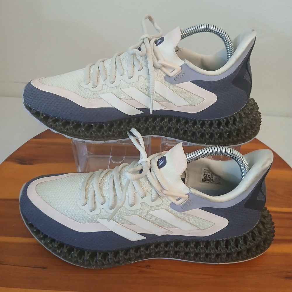 Adidas 4DFWD 2 Women 9 Blue White Running Shoes Sneakers HP7647
